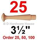 Birch Hardwood Shaker Pegs Four Dozen 3 1/2 New in Pks  