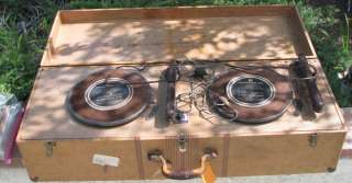 for offering is a Rare Dual Phono Retro Vintage 1940s Dual 