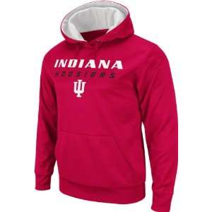   Indiana Hoosiers Cardinal Bootleg Hooded Sweatshirt: Sports & Outdoors