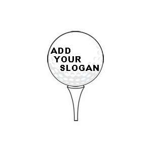  Design Sign Golf Ball Tee SportsShape Colorplast Sports 