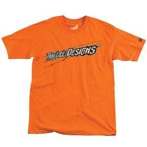  Troy Lee Designs Barbed Wire T Shirt   Large/Orange 