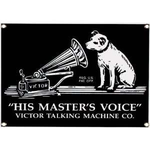  RCA Masters Voice Porcelain Sign: Home & Kitchen