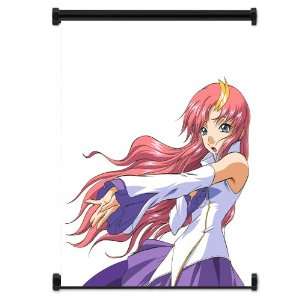 Gundam Seed Anime Girl Lacus Clyne Fabric Wall Scroll Poster (32x34)