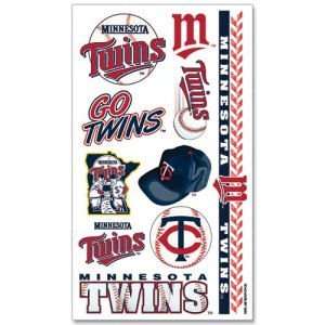  Minnesota Twins MLB Temporary Tattoos: Sports & Outdoors