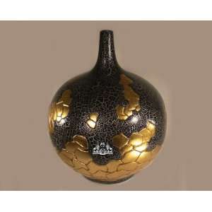  16 The Gold Ball Handcrafted Ceramic Vase