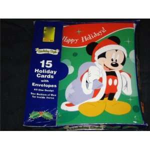 Disney Mickey Mouse Boxed Christmas Cards 