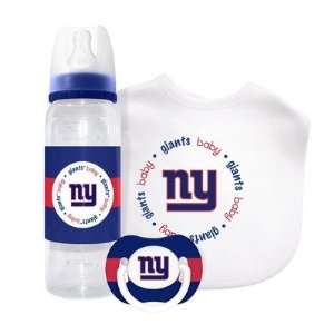  New York Giants Baby Gift Set: Kickoff Collection 3 Piece 