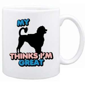    New  My Lowchen Thinks I Am Great  Mug Dog