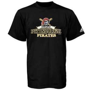   Pittsburgh Pirates Black Bracket Buster T shirt: Sports & Outdoors