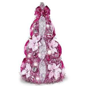 Breast Cancer Awareness 2 Ft Pre Lit Pull Up Christmas Tree by The 