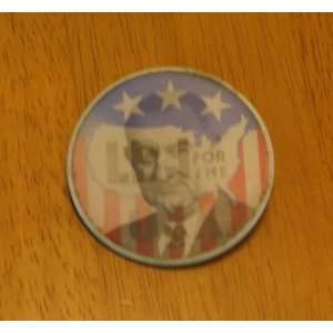    LBJ FOR THE USA BUTTON FLASHER LYNDON B JOHNSON 2D 