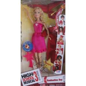  Ashley Tisdale Signed HSM3 Highschool Musical Doll PSA 