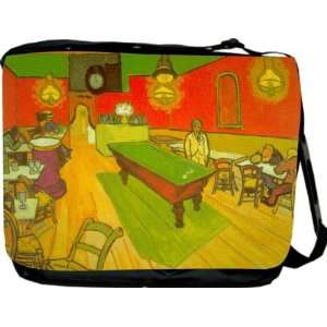  Van Gogh Art Night Café Messenger Bag   Book Bag   School 