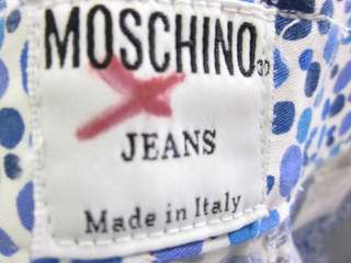 MOSCHINO JEANS Cotton Polka Dot Print Jeans Pants Sz 27  