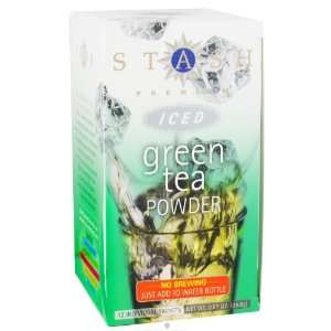 Green Iced Tea Powder by Stash Tea   12 Packets:  Grocery 