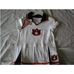  Auburn Tigers Toddler Short Sleeve Cheerleader Dress 