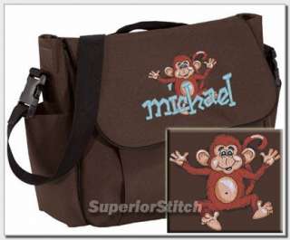 Personalized DIAPER BAG embroidered wildlife FREE SHIP  