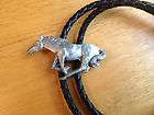 1995 BOLO Tie Pewter Silver IINDIAN WARRIOR HORSE  