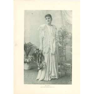  1896 Print Actress Marie Brema: Everything Else