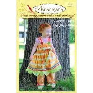   Bananafana Tea Party Twirl Pattern By The Each: Arts, Crafts & Sewing