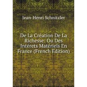   MatÃ©riels En France (French Edition) Jean Henri Schnitzler Books