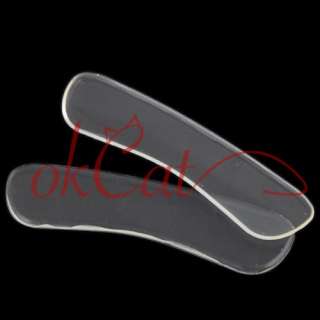Pair Silicone Gel Heel Cushion Foot Care Shoe Pads  
