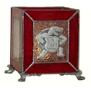  Maryland Terrapins Stained Glass Tealight Holder: Sports 