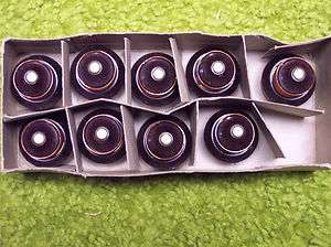 NEW OLD STOCK HEAVY DUTY NO, 808 EAGLE T SLOT PLUG BASES IN BOX MADE 