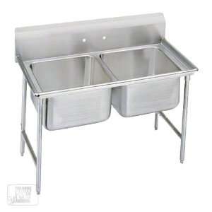  Tabco T9 2 36 X 44 Two Compartment Sink   T9 Series