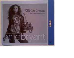 Lane Bryant/Cacique $25 Gift Cheque Coupon  