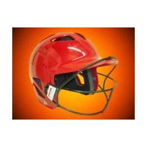  Spyder Mask Softball Face Guard   Orange Sports 
