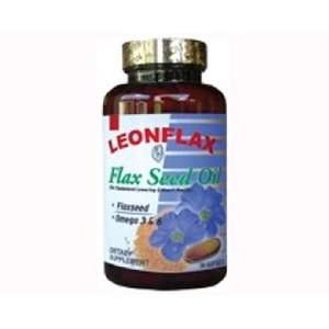 Leonflax Flax Seed Oil + Omega 3/6 2000 mg 90 Softgels Heart Health