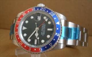 New luxury Blue/red stainless steel Swiss brand automatic movement men 