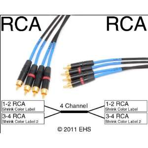  Mogami 2931 4 channel RCA M to RCA M snake Electronics