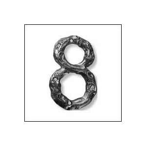 Buck Snort Log House Numbers BTHN8 Decorative House Number Height 4.5 
