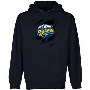  Minnesota Swarm Swoop Pullover Hoodie   Navy Blue: Sports 