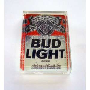 Bud Light paperweight or display piece