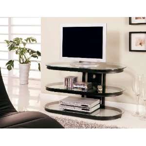    Coaster Metal & Glass TV Stand Media Console: Home & Kitchen