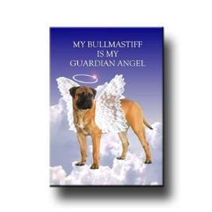  Bullmastiff Guardian Angel Fridge Magnet No 1: Everything 