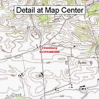   Map   Lewisburg, Pennsylvania (Folded/Waterproof): Sports & Outdoors