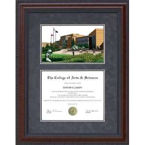   Licensed Saginaw Valley (SVSU) Campus Lithograph: Sports & Outdoors