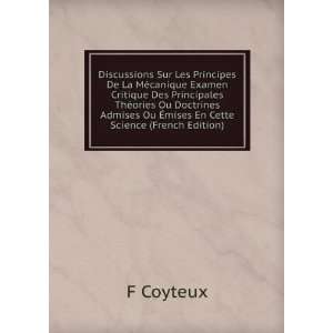  Ou Ã?mises En Cette Science (French Edition) F Coyteux Books
