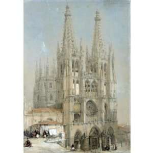   Roberts   32 x 32 inches   Burgos Cathedral, Spain