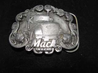 MACK Truck belt buckle, Mack RW Model Superliner, licensed,old  
