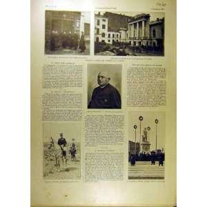   1905 Dragomirof OConnor General Monument Moltke Print