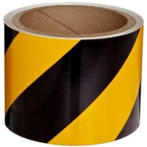   , Black And Yellow Color Reflective Stripes, Checks And Color Tape