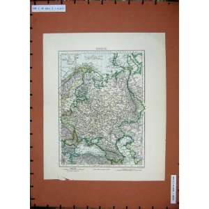  Antique Maps Russia Black Sea Caspian Arctic Kara