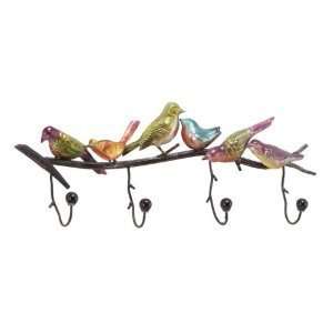    Beautiful Metal Tree Branch And Birds Wall Hook: Home & Kitchen