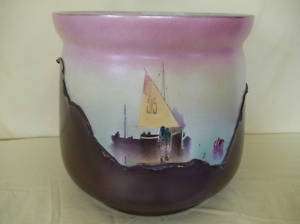 Bretby Lg Jardinière c1920 Nautical English Art Pottery  