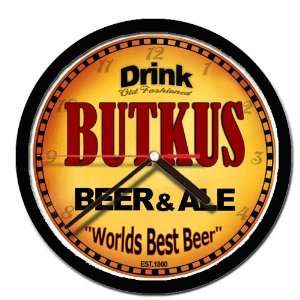  BUTKUS beer and ale cerveza wall clock: Everything Else